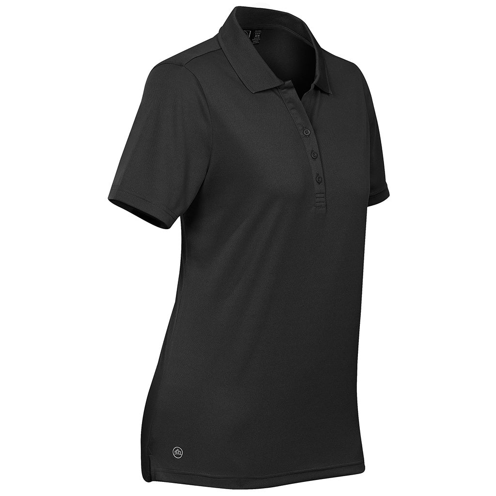 Stormtech Womens Eclipse PiquÃ© Polo Shirt Black