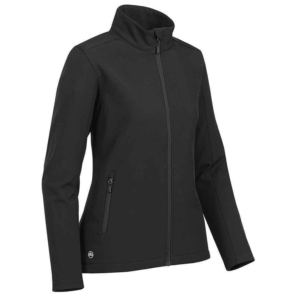 Stormtech Womens Orbiter Soft Shell Jacket Black/Carbon