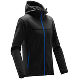 Stormtech Mens Orbiter Hooded Soft Shell Jacket Black/Azure