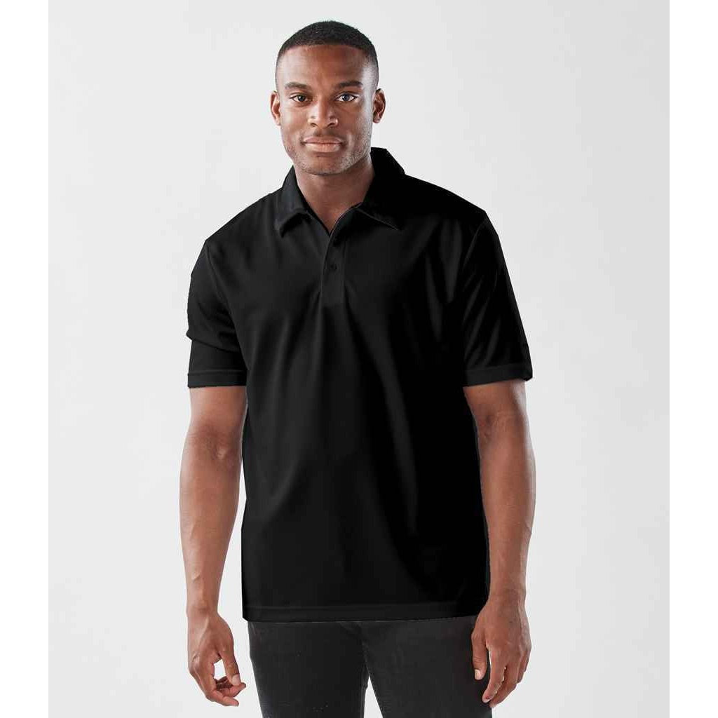 Stormtech Mens Apollo Polo Shirt Black