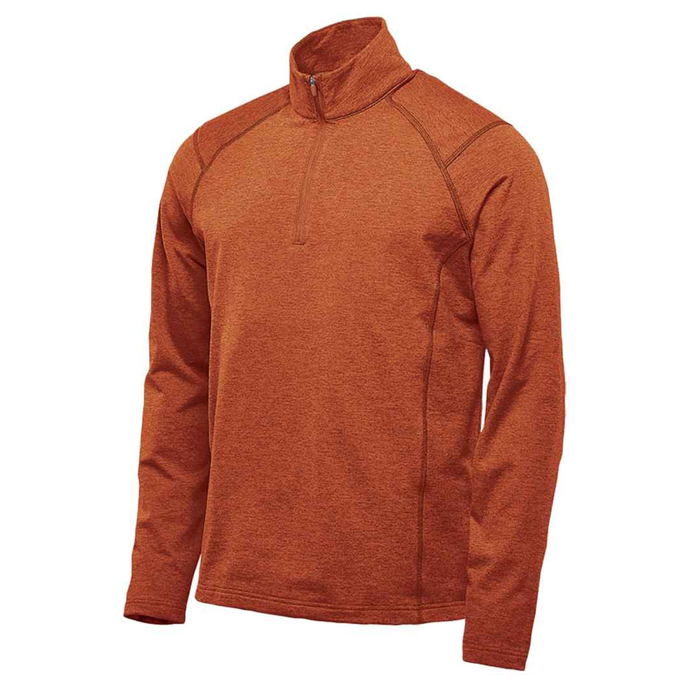 Stormtech Mens Treeline Heather Fleece Top Rust Heather