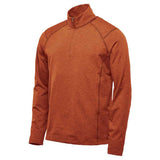 Stormtech Mens Treeline Heather Fleece Top Rust Heather
