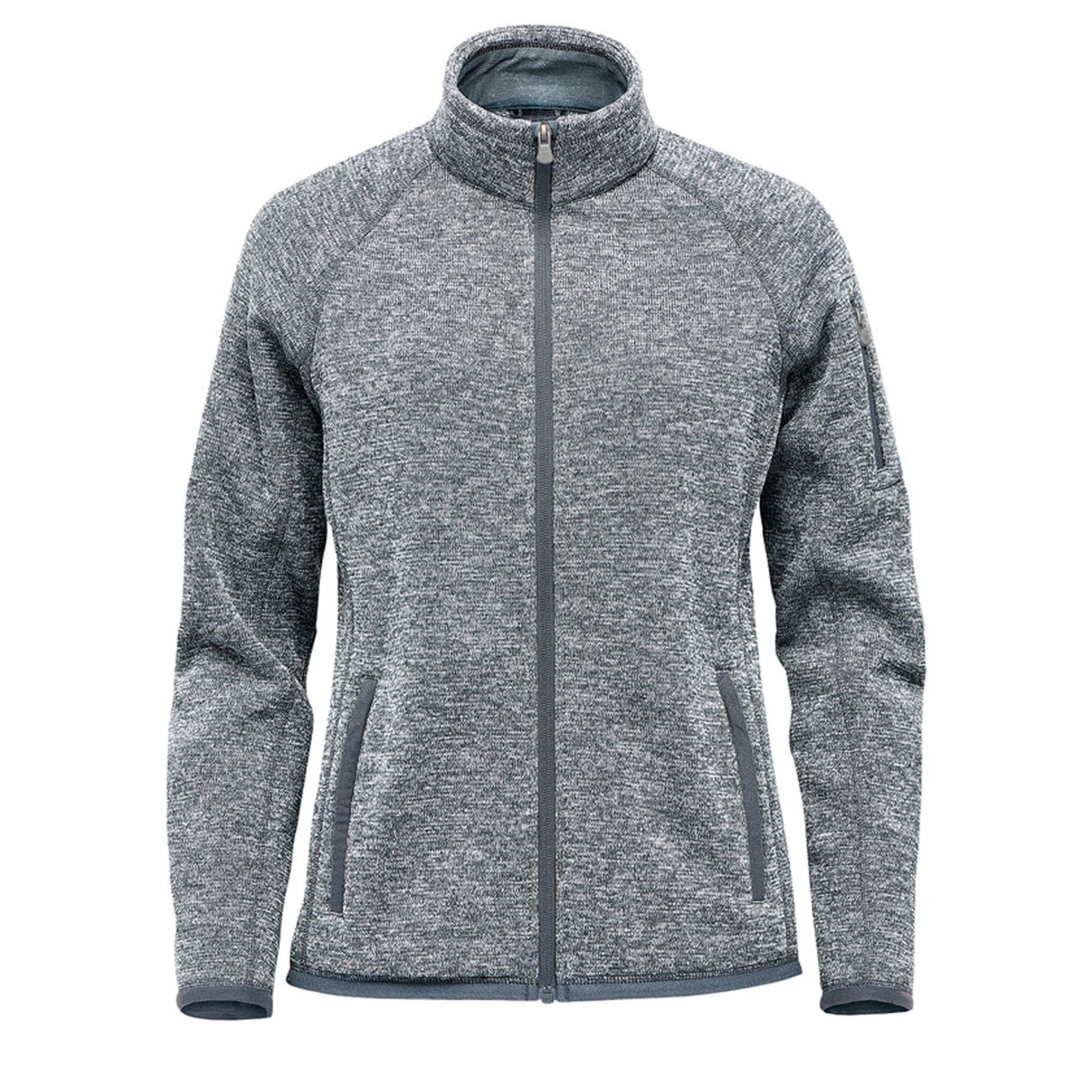 Stormtech Womens Avalante Heather Full Zip Fleece Jacket Granite