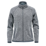 Stormtech Womens Avalante Heather Full Zip Fleece Jacket Granite