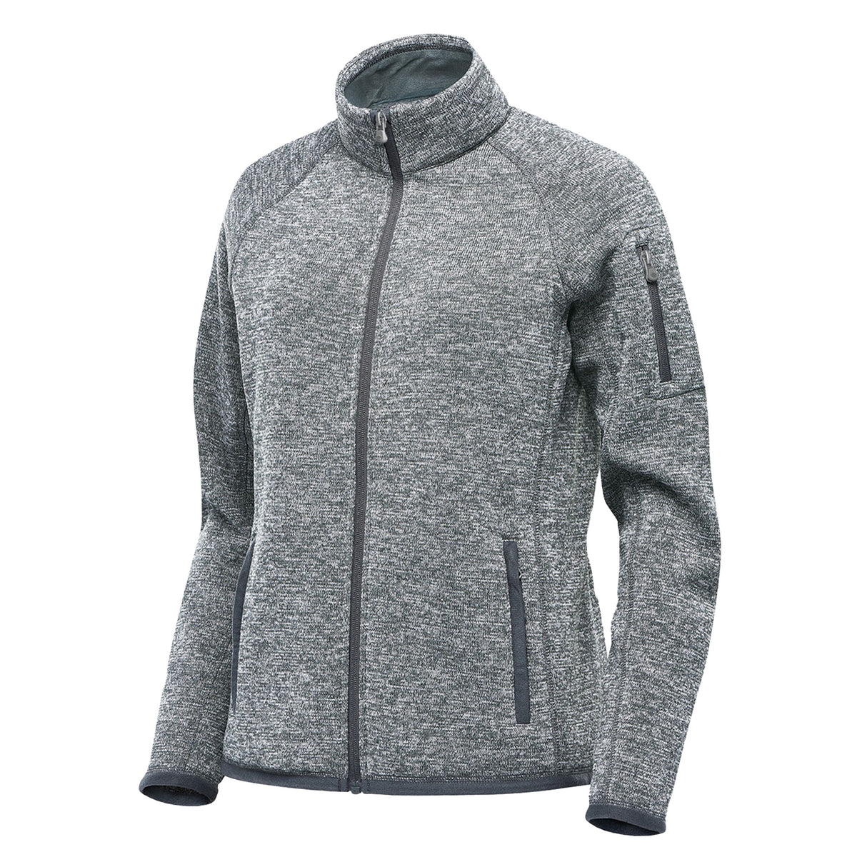 Stormtech Womens Avalante Heather Full Zip Fleece Jacket Granite