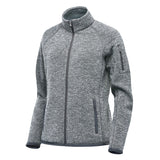 Stormtech Womens Avalante Heather Full Zip Fleece Jacket Granite