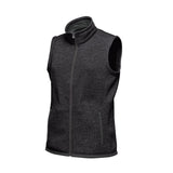 Stormtech Womens Avalante Knitted Heather Full Zip Gilet Black