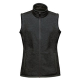 Stormtech Womens Avalante Knitted Heather Full Zip Gilet Black