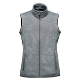 Stormtech Womens Avalante Knitted Heather Full Zip Gilet Granite