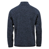 Stormtech Mens Avalante Heather Quarter Zip Fleece Top Navy