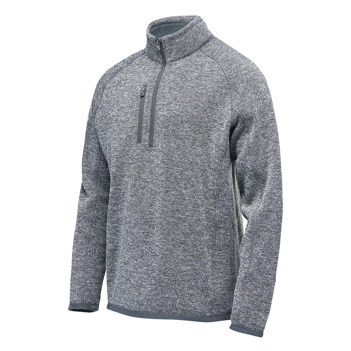Stormtech Mens Avalante Heather Quarter Zip Fleece Top Granite