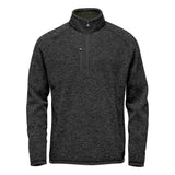 Stormtech Mens Avalante Heather Quarter Zip Fleece Top Black