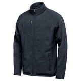 Stormtech Mens Avalante Heather Full Zip Fleece Jacket Navy