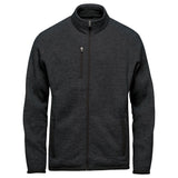 Stormtech Mens Avalante Heather Full Zip Fleece Jacket Black
