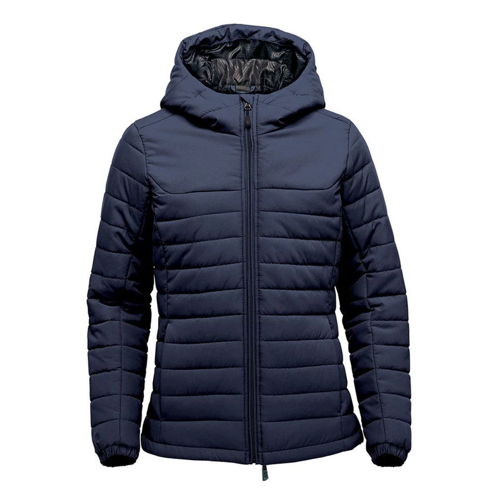 Stormtech Womens Nautilus Quilted Hooded Jacket Navy