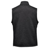 Stormtech Mens Avalante Knitted Heather Full Zip Gilet Black