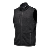 Stormtech Mens Avalante Knitted Heather Full Zip Gilet Black