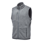 Stormtech Mens Avalante Knitted Heather Full Zip Gilet Granite