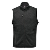 Stormtech Mens Avalante Knitted Heather Full Zip Gilet Black