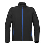 Stormtech Mens Orbiter Softshell Black/Azure
