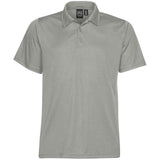 Stormtech Mens Eclipse H2X Dri Piqu Polo Cool Silver
