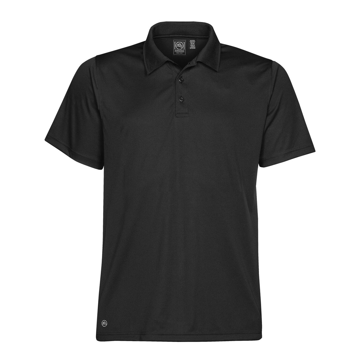 Stormtech Mens Eclipse H2X Dri Piqu Polo Black
