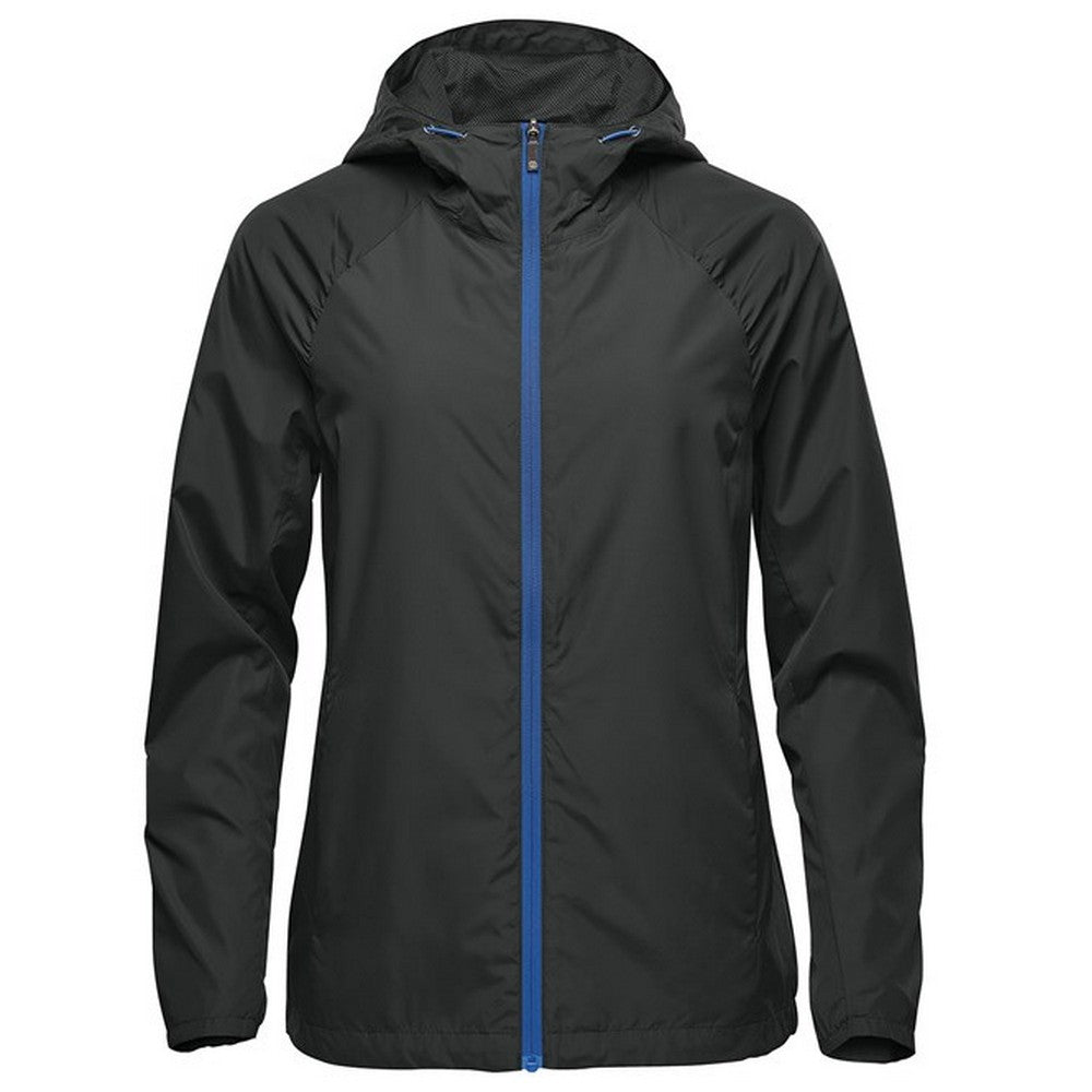 Stormtech Womens Pacifica Lightweight Jacket Black/Azure