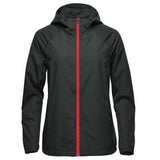 Stormtech Womens Pacifica Lightweight Jacket Black/Red