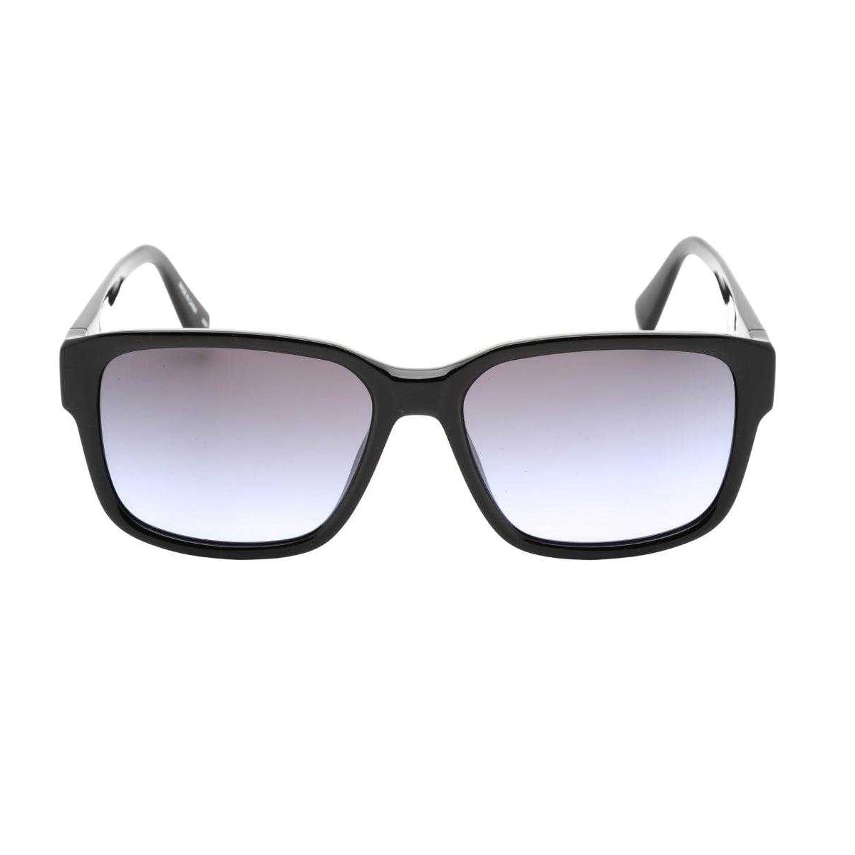 Calvin Klein Mens Square Sunglasses Black/Violet