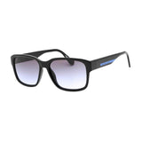 Calvin Klein Mens Square Sunglasses Black/Violet