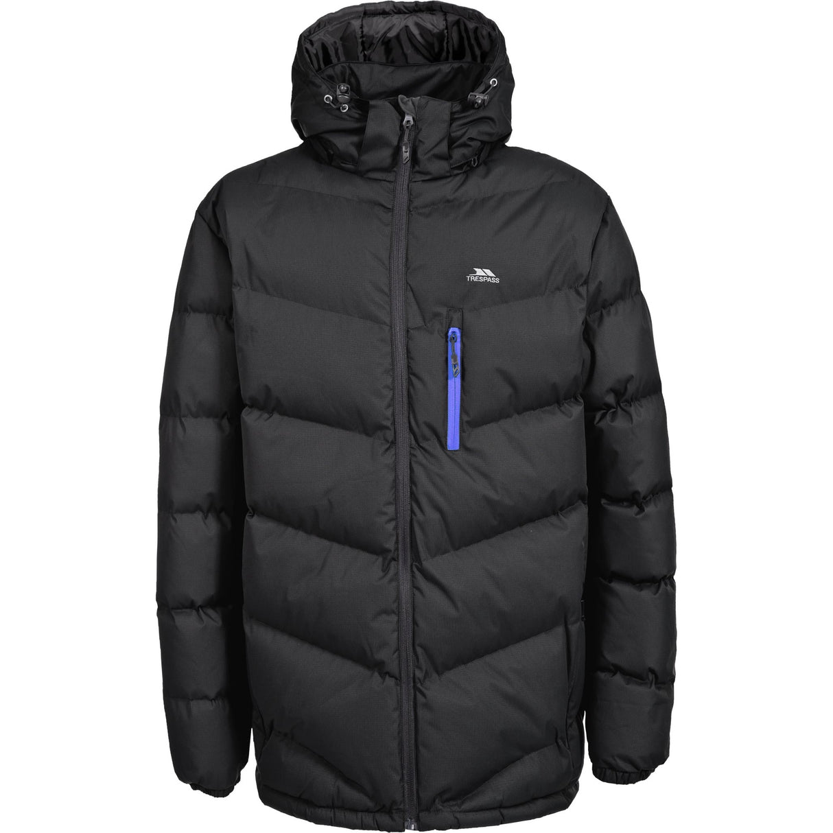 Trespass Mens Blustery Padded Jacket Black