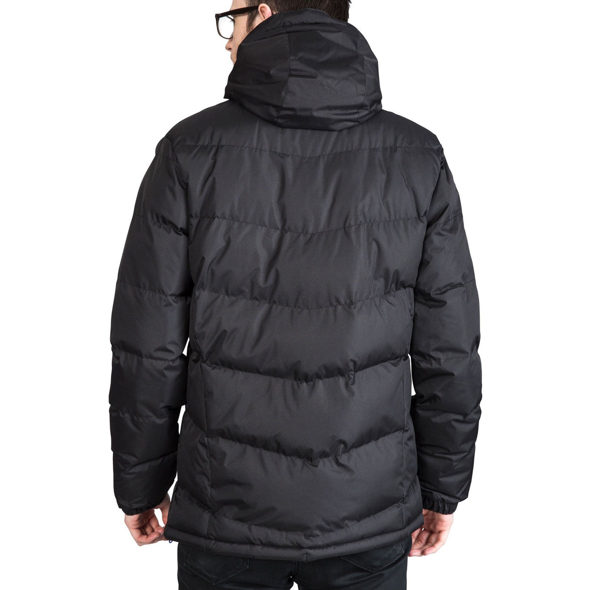 Trespass Mens Blustery Padded Jacket Black