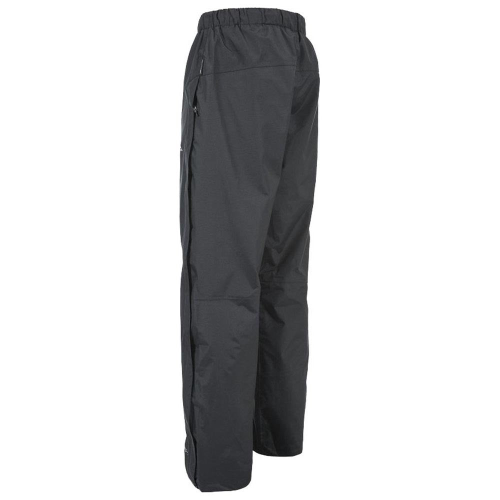 Trespass Mens Purnell Waterproof & Windproof Over Trousers Black