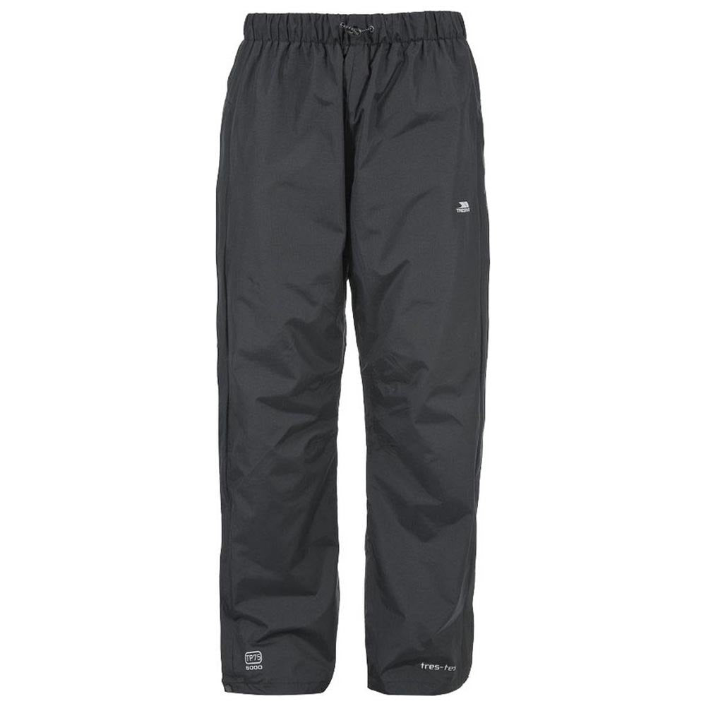 Trespass Mens Purnell Waterproof & Windproof Over Trousers Black