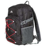 Trespass Albus 30 Litre Casual Rucksack/Backpack Black/Red