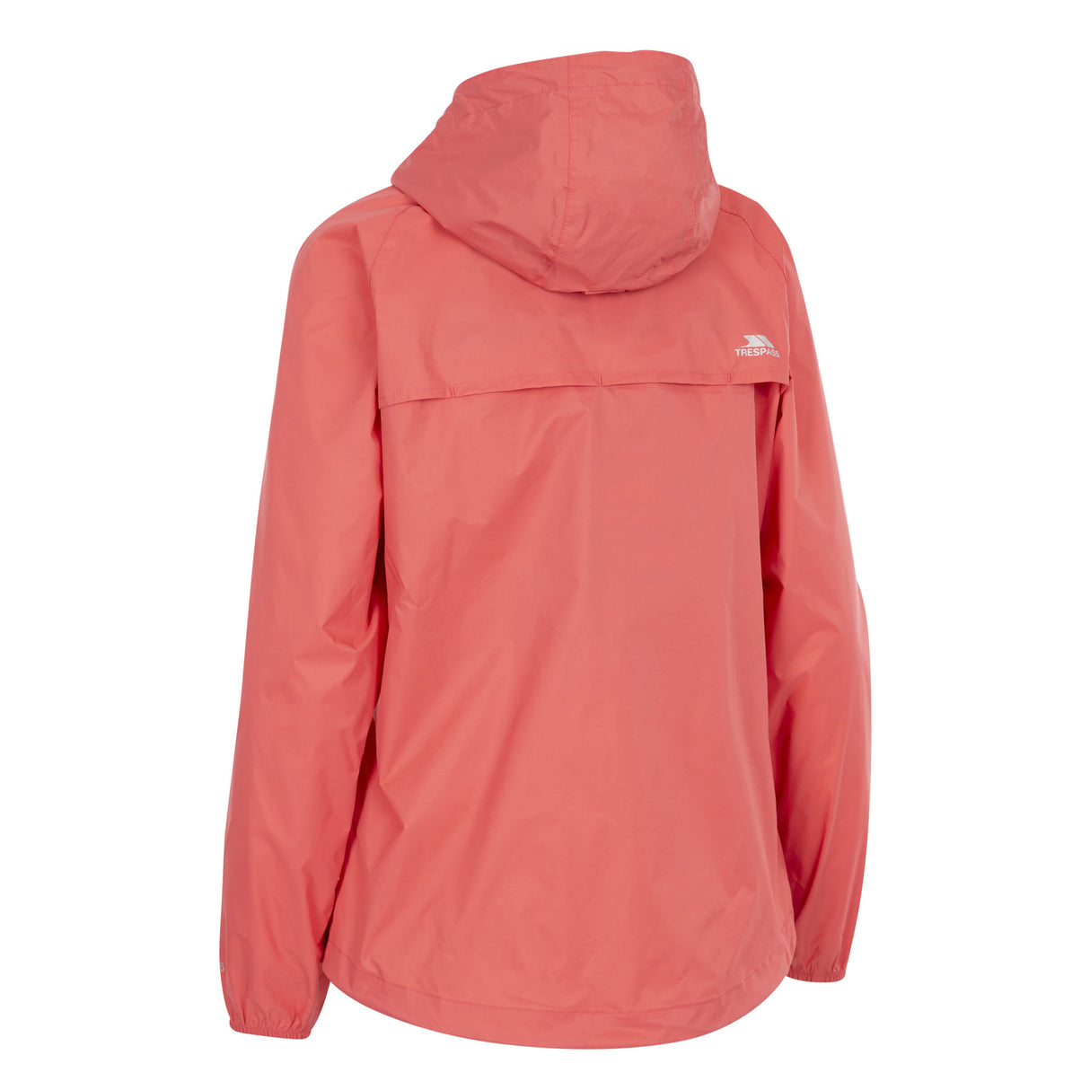 Trespass Womens Qikpac Packaway Waterproof Jacket Peach Blush