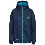 Trespass Womens Qikpac Packaway Waterproof Jacket Navy