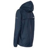 Trespass Womens Qikpac Packaway Waterproof Jacket Navy