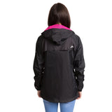 Trespass Womens Qikpac Packaway Waterproof Jacket Black