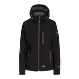 Trespass Womens Bela II Waterproof Soft Shell Jacket Black