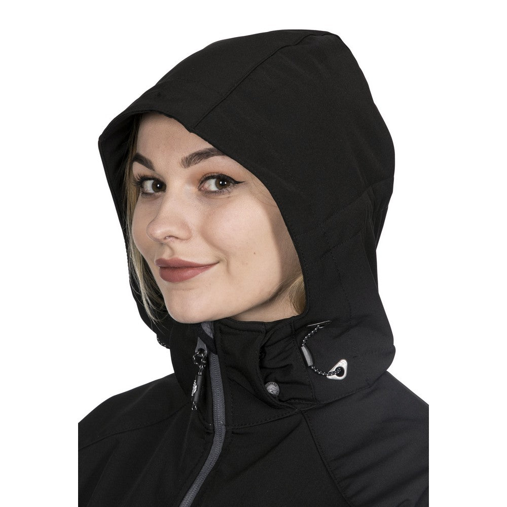 Trespass Womens Bela II Waterproof Soft Shell Jacket Black