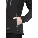 Trespass Womens Bela II Waterproof Soft Shell Jacket Black