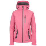 Trespass Womens Bela II Waterproof Soft Shell Jacket Rose Blush