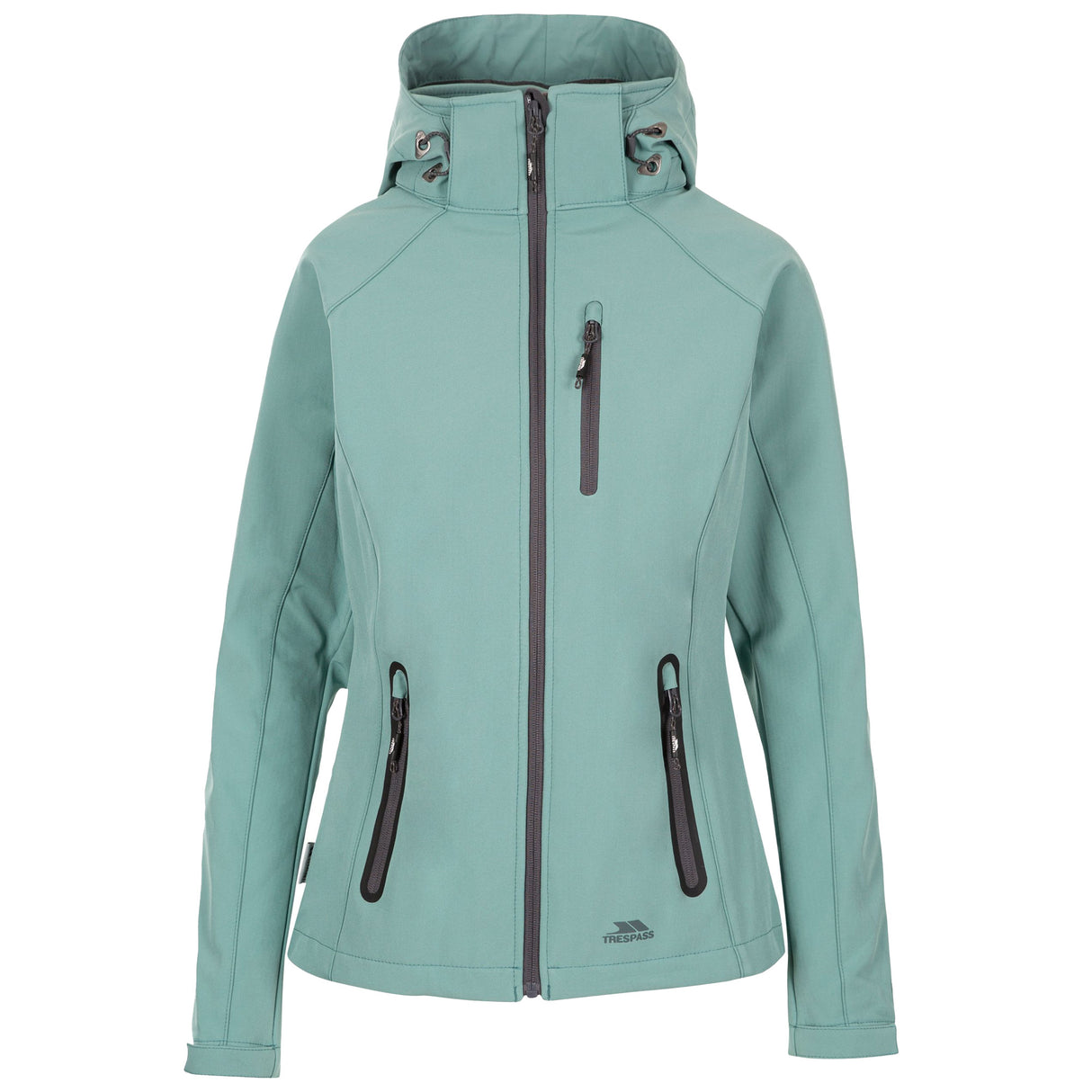 Trespass Womens Bela II Waterproof Soft Shell Jacket Teal Mist