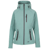 Trespass Womens Bela II Waterproof Soft Shell Jacket Teal Mist