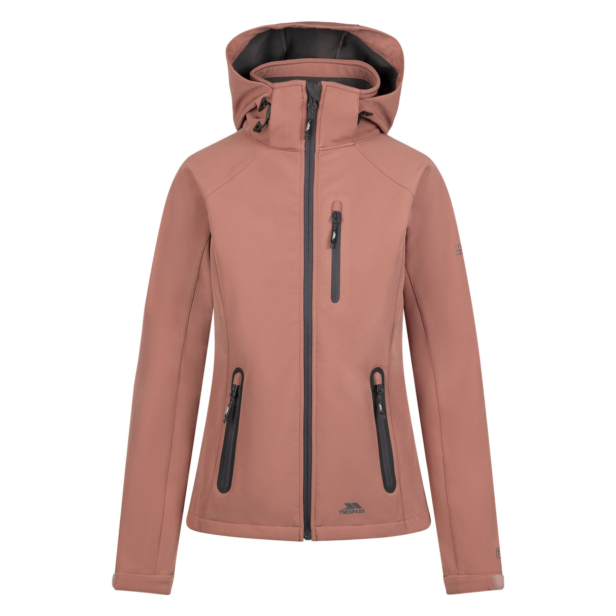 Trespass Womens Bela II Waterproof Soft Shell Jacket Clay