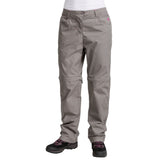 Trespass Womens Rambler Convertible Hiking Trousers Storm Grey