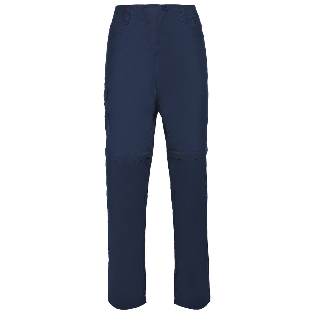 Trespass Womens Rambler Convertible Hiking Trousers Navy