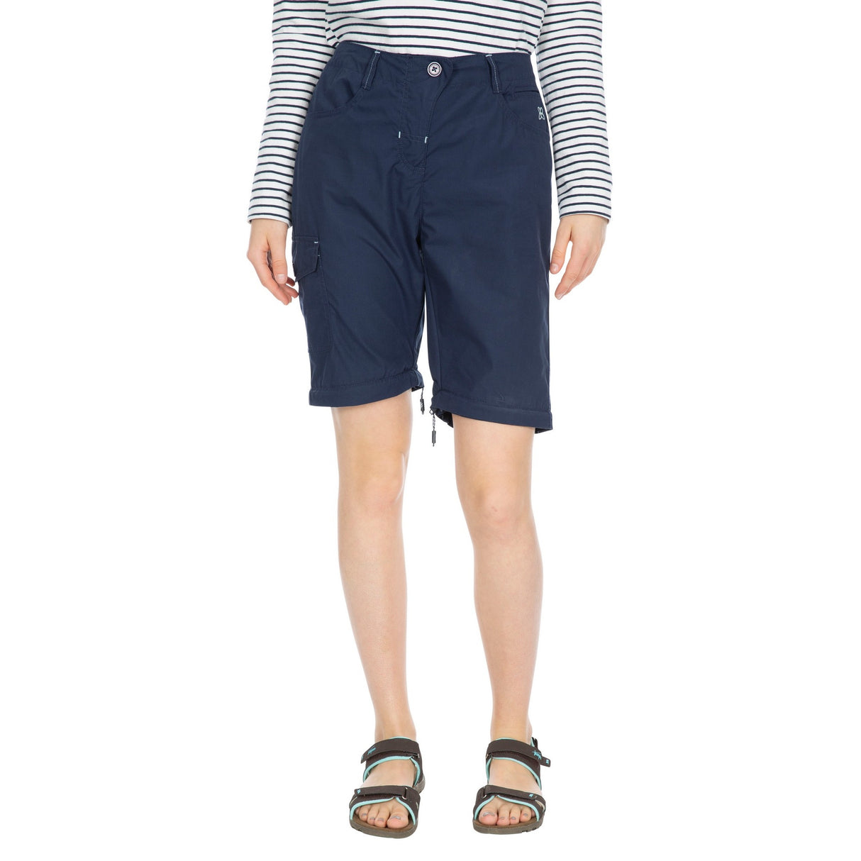 Trespass Womens Rambler Convertible Hiking Trousers Navy