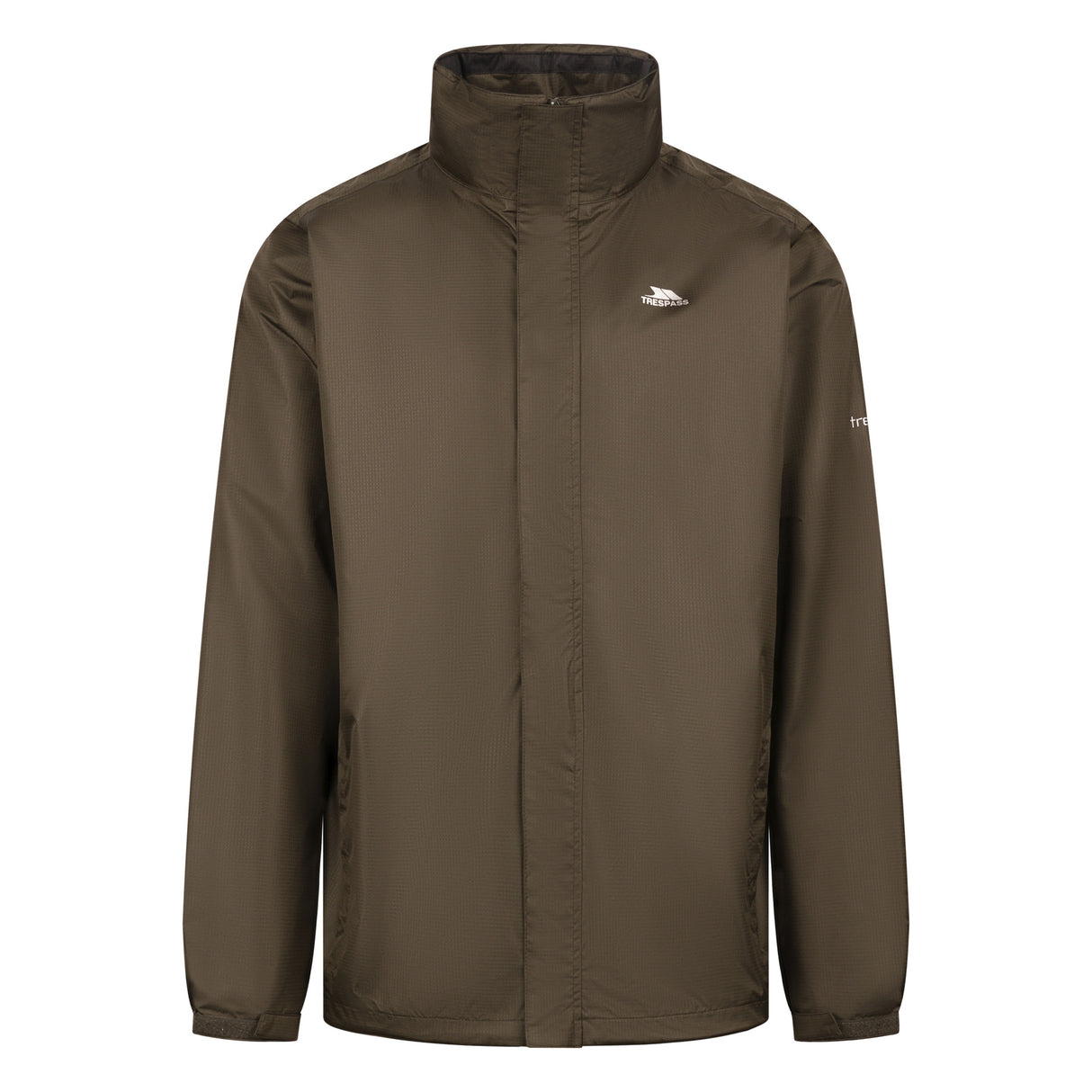 Trespass Mens Fraser II Waterproof Jacket Dark Vine